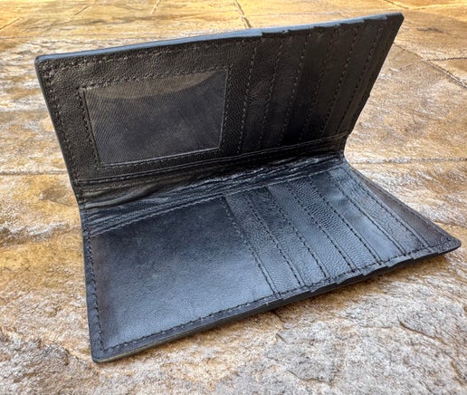 Aztec Beaded Leather Wallet