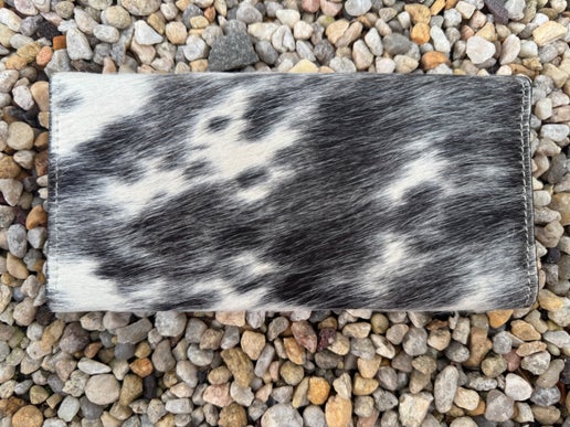 Black and White Cowhide Wallet