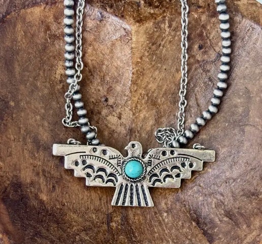 Layered Thunderbird Necklace