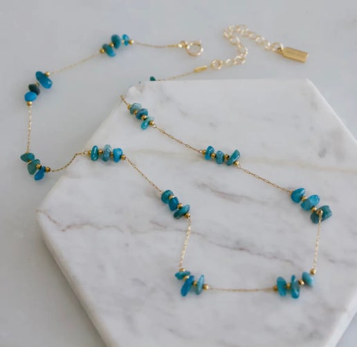 Apatite Nugget Necklace
