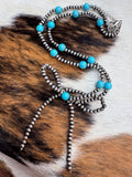 Western Navajo Pearl Inspired Bead Necklace