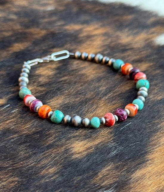 Confetti Navajo Pearl Bracelet
