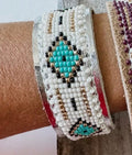 Aztec Beaded Cuff (MARKED DOWN)