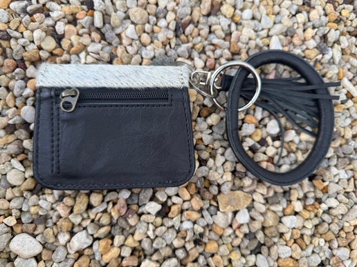 Cowhide Wristlet Wallet