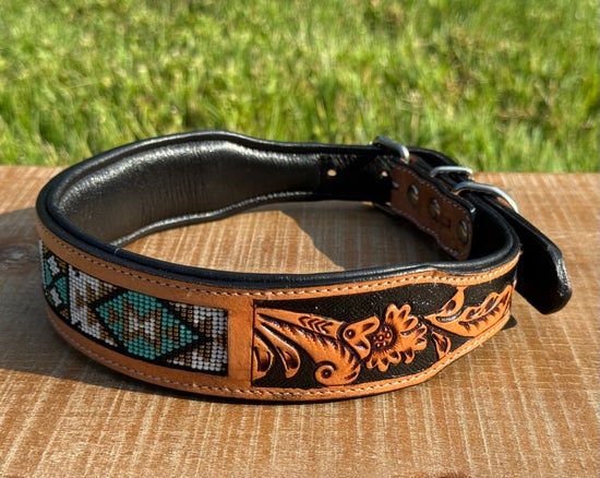 Southwest Beaded Dog Collar